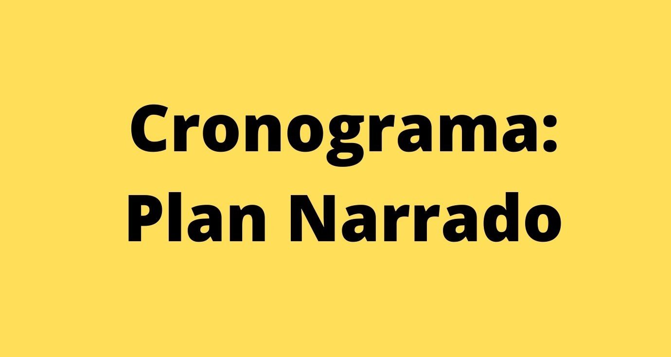 Cronograma Plan Narrado1